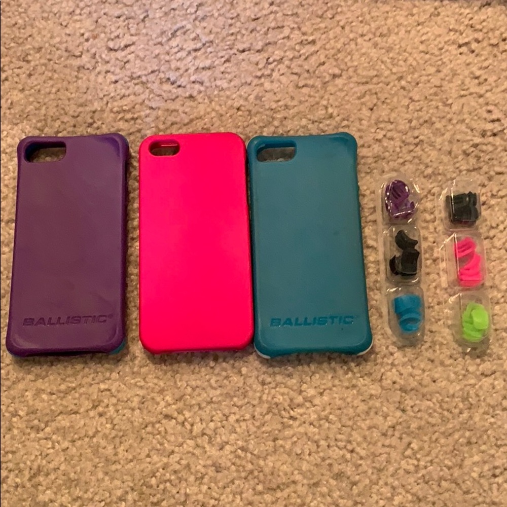 Ballistic iPhone 5 Cases with removable side pegs